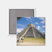 Mexico, Quintana Roo, nabij Cancun, Chichen 4 Magneet (Voorkant / Achterkant)