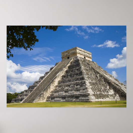 Mexico, Quintana Roo, nabij Cancun, Chichen 5 Poster (Voorkant)