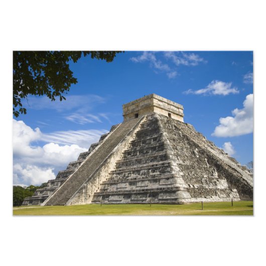 Mexico, Quintana Roo, nabij Cancun, Chichen 6 Foto Afdruk (Voorkant)
