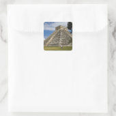 Mexico, Quintana Roo, nabij Cancun, Chichen 6 Vierkante Sticker (Tas)