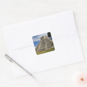 Mexico, Quintana Roo, nabij Cancun, Chichen 6 Vierkante Sticker (Envelop)