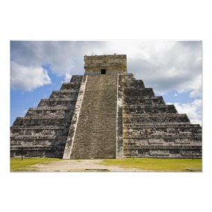 Mexico, Quintana Roo, nabij Cancun, Chichen Foto Afdruk