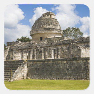 Mexico, Quintana Roo, nabij Cancun, Vierkante Sticker