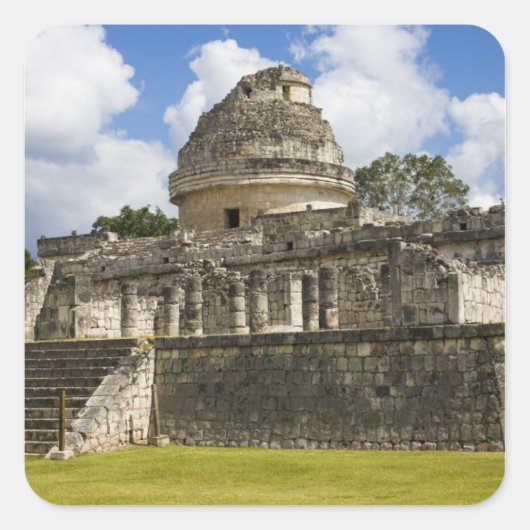 Mexico, Quintana Roo, nabij Cancun, Vierkante Sticker (Voorkant)