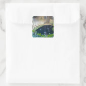 Mexico, Quintana Roo, nabij Chichen Itza, Vierkante Sticker (Tas)