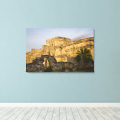 Mexico, Quintana Roo, Yucatan schiereiland, Canvas Afdruk (Insitu (Houten vloer))