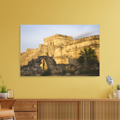 Mexico, Quintana Roo, Yucatan schiereiland, Canvas Afdruk (Insitu (Woonkamer))