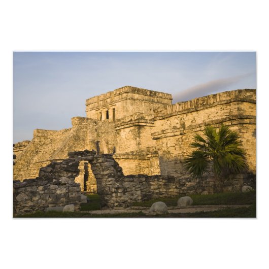 Mexico, Quintana Roo, Yucatan schiereiland, Foto Afdruk (Voorkant)