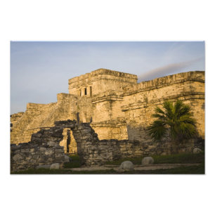 Mexico, Quintana Roo, Yucatan schiereiland, Foto Afdruk