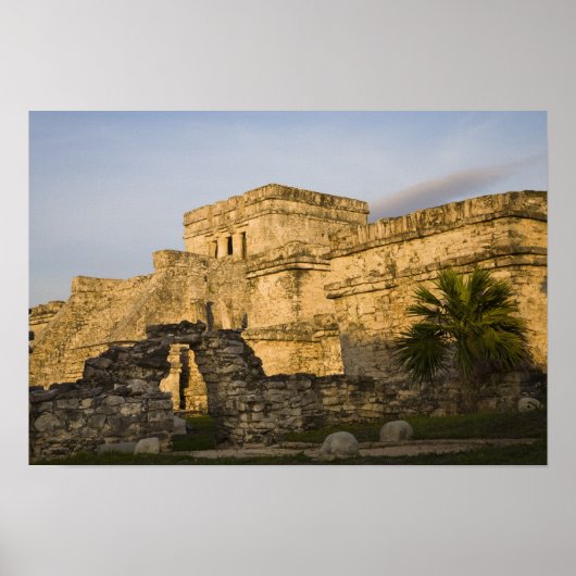 Mexico, Quintana Roo, Yucatan schiereiland, Poster (Voorkant)