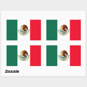 Mexico Rechthoekige Sticker (Vel)