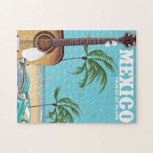 Mexico - reis per reisposter legpuzzel (Horizontaal)