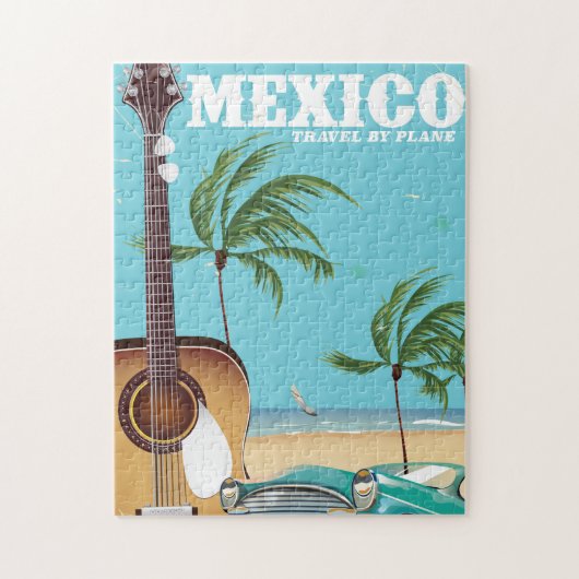 Mexico - reis per reisposter legpuzzel (Verticaal)