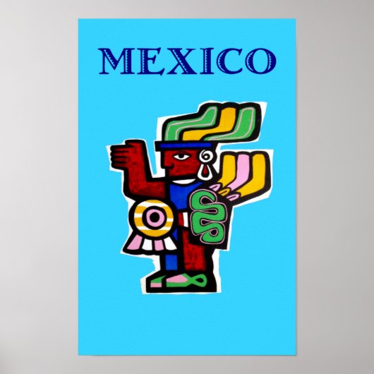 Mexico-reisposter. Poster (Voorkant)