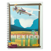 Mexico Reisposter print. Notitieboek (Voorkant)