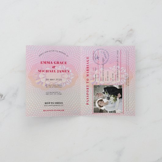 Mexico Reizen Bestemming Paspoort Bruiloft (Binnen)