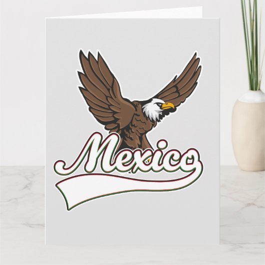 Mexico Reizen logo Kaart (Voorkant)