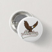 Mexico Reizen logo Ronde Button 3,2 Cm (Voorkant /achterkant)