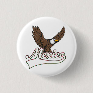 Mexico Reizen logo Ronde Button 3,2 Cm