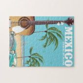 Mexico - reizen per vliegtuig reisposter legpuzzel (Horizontaal)