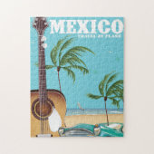 Mexico - reizen per vliegtuig reisposter legpuzzel (Verticaal)
