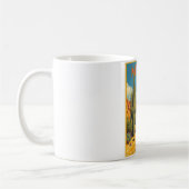  Mexico Reizen Retro Desert Art Cactus Koffiemok (Links)