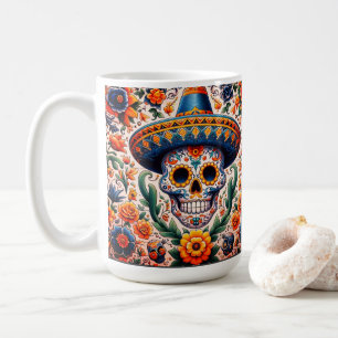 Mexico   Reizen  Retro Snoep Schedel Koffiemok