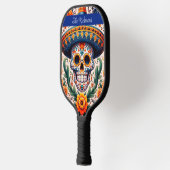Mexico | Reizen  Retro Sugar Skull Custom Pickleball Paddle (Links)