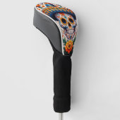 Mexico | Reizen Retro Sugar Skull Golfheadcover (Schuin)