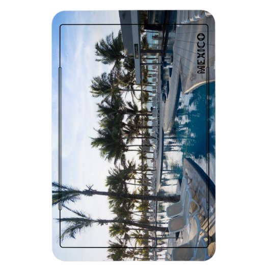 Mexico Resort Wonen Magneet (Verticaal)