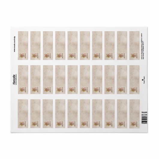 Mexico Return Address Label (Full Sheet)