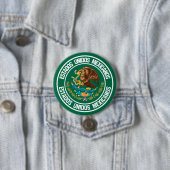 Mexico Rond Embleem Ronde Button 7,6 Cm (In situ)