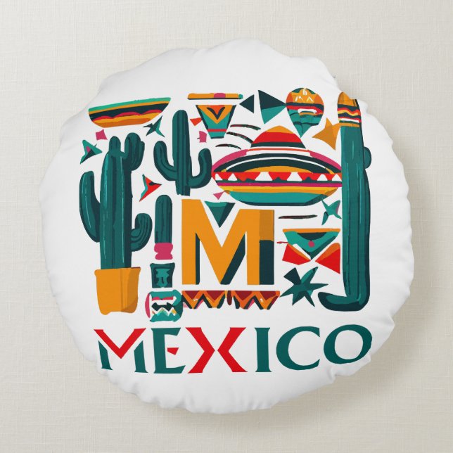 MEXICO ROND KUSSEN (Achterkant)