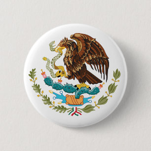 Mexico Ronde Button 5,7 Cm