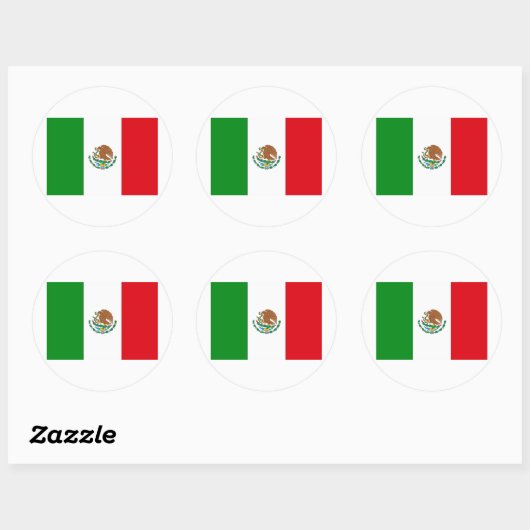 Mexico Ronde Sticker (Vel)