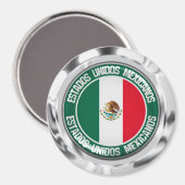 Mexico Round Emblem Magneet (Voorkant / Achterkant)