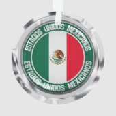 Mexico Round Emblem Ornament (achterkant)