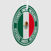 Mexico Round Emblem Ornament (voorkant)