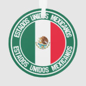 Mexico Round Emblem Ornament (achterkant)