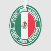 Mexico Round Emblem Ornament (voorkant)