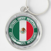 Mexico Round Emblem Sleutelhanger (Voorkant)