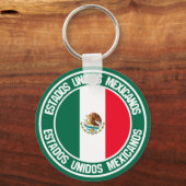 Mexico Round Emblem Sleutelhanger (Voorkant)