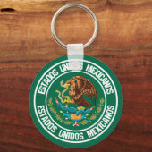Mexico Round Emblem Sleutelhanger (Voorkant)