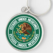 Mexico Round Emblem Sleutelhanger (Voorkant)
