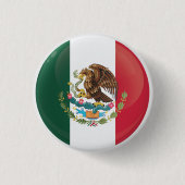 Mexico Round Icon-vlag Ronde Button 3,2 Cm (Voorkant)