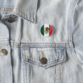 Mexico Round Icon-vlag Ronde Button 3,2 Cm (In situ)