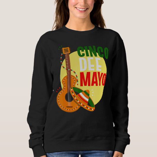 Mexico s onafhankelijkheid De Mayo Cinco Happy Mex Trui (Voorkant)