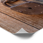 Mexico, San Miguel De Allende. Detail van een deur Poster (Hoek)