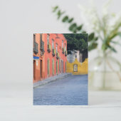 Mexico, San Miguel de Allende, Homes langs Briefkaart (Staand voorkant)