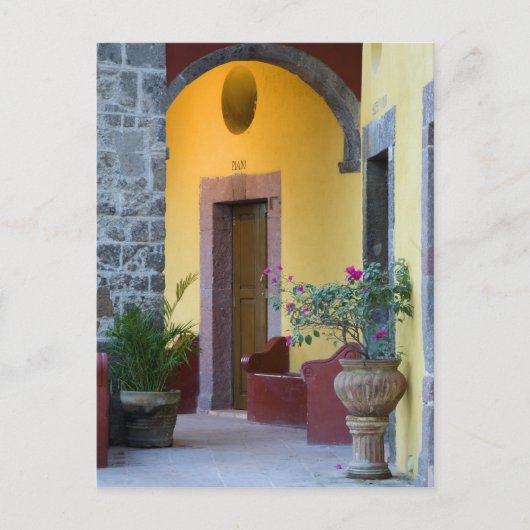Mexico, San Miguel de Allende, ingang Archway Briefkaart (Voorkant)